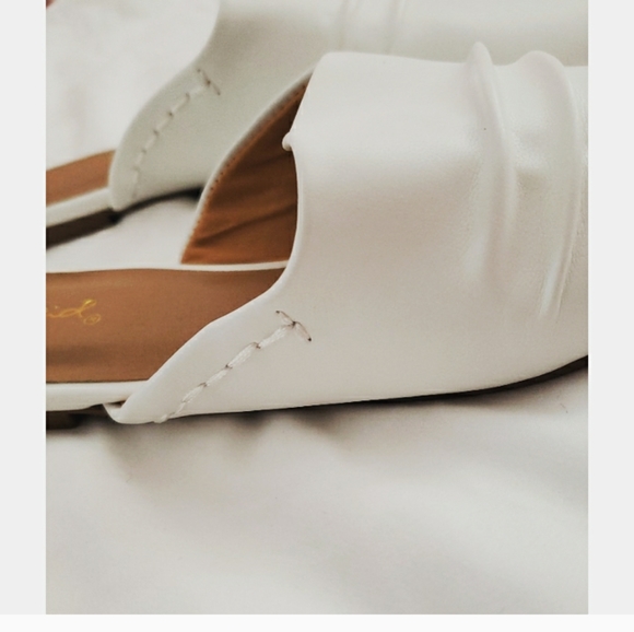 🆕️The Henley// white mule flat - Picture 6 of 10